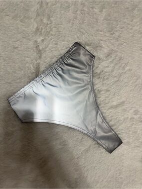 New Xs high waisted silver light reflective festival bottoms shorts rave  raver